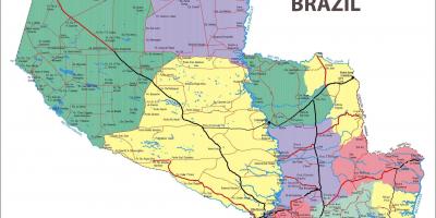 La mappa del Paraguay