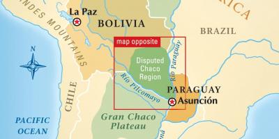 Mappa di rio Paraguay